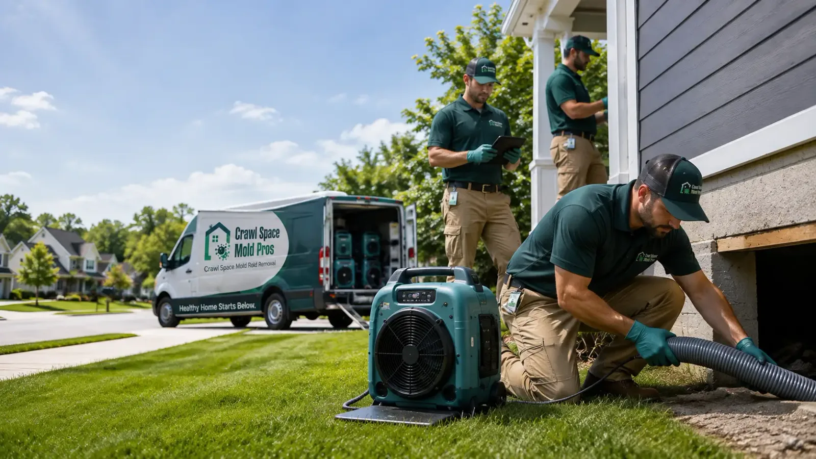 Crawl Space Mold Removal in Baden, PA